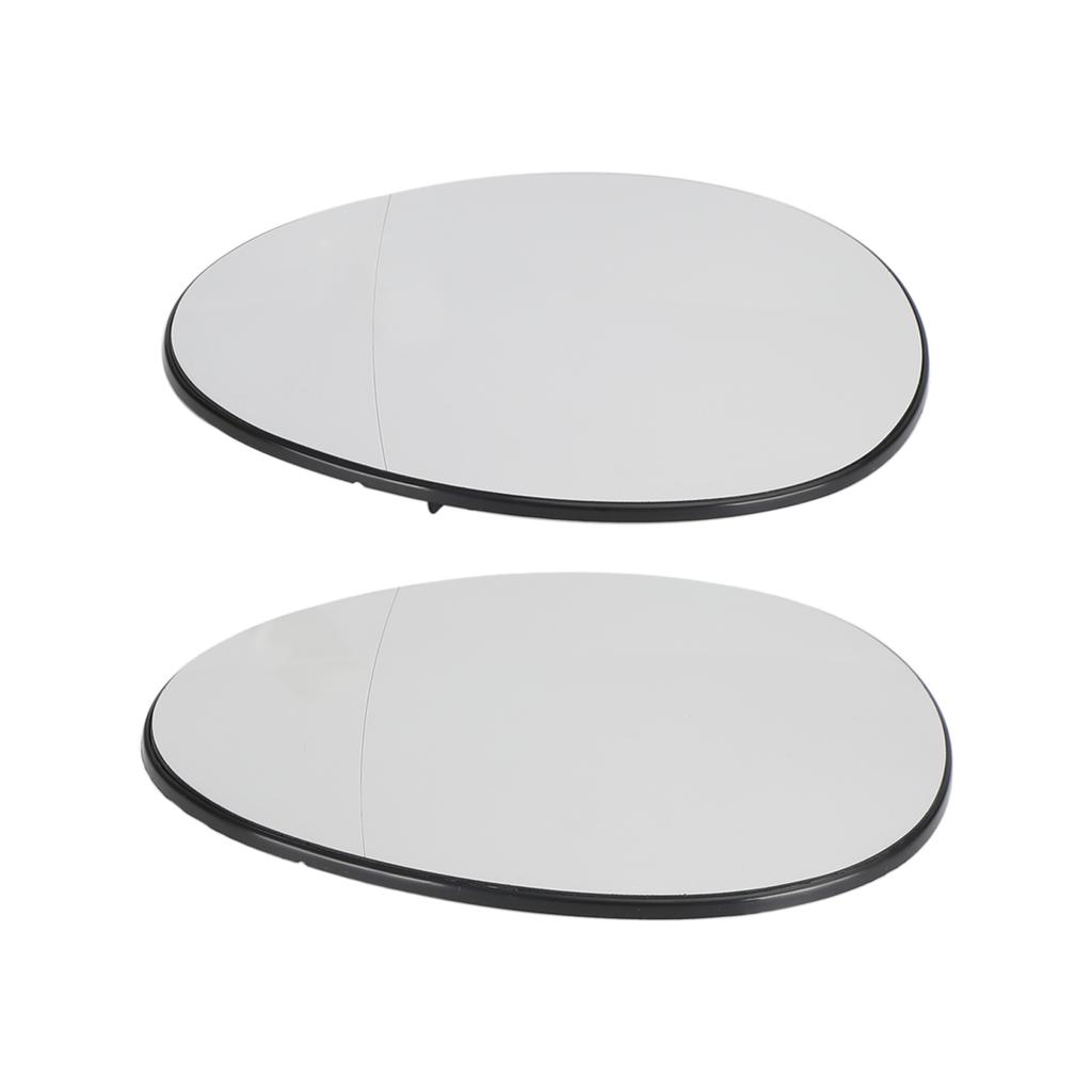 2 × Heated Side View Mirror Glass for BMW Mini Cooper 2007-2015