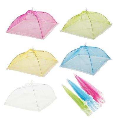 Сетчатый зонтик от насекомых, кухонный зонтик для хранения продуктов питания, защита кухни, чехол для фруктов, овощей, вытяжка