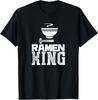 Мужская футболка «Король рамена» с изображением вкусной японской лапши в миске, подарок, унисекс-футболка