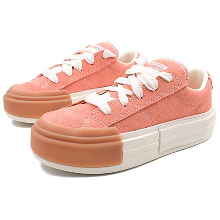 Converse Fabric Leather Sports Casual Versatile Fashion Non-Slip Low-Top Skate Shoes Unisex Sneakers Red White A10438C