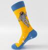 Men's Trendy Autumn/Winter Abstract Socks with Thickened Heels