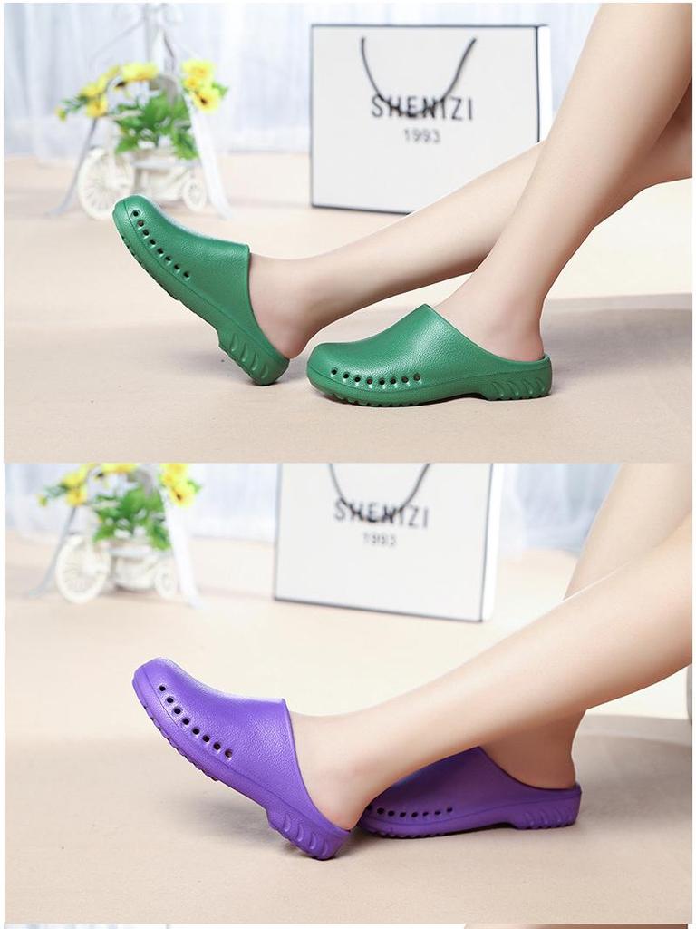 Non-Slip Closed-Toe EVA Surgical Clogs - Soft, Breathable, Comfort for Medical Staff