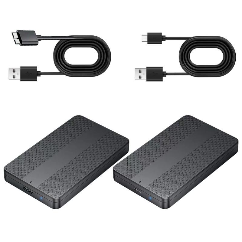 Портативный корпус 2,5 дюйма SATA для SSD и HDD, без винтов, конструкция из АБС-пластика