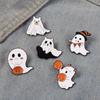 Zinc Zinc Alloy Halloween Ghost Brooches Enamel Halloween Brooches Ghost Enamel Pin  Gift for Kids