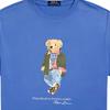 Polo Ralph Lauren Логотип Письменный Принт Узор Круглый Вырез Короткий Рукав Футболка Мужская Топы Синий 710958193-001