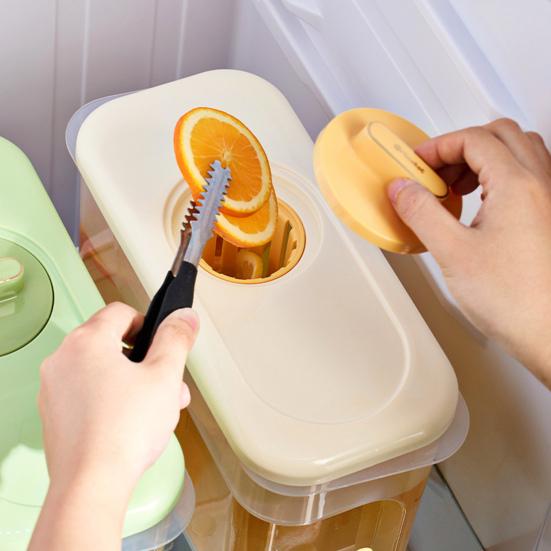 4L Beverage Ice Bucket High And Low Temperature Resistance Drinkware Food Grade Refrigerator Juice Water Bucket Beverage Dispenser