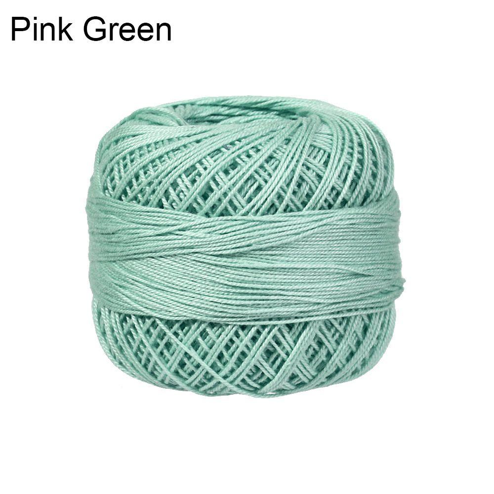 Легкая пряжа из чистого хлопка с кружевом для вязания крючком и спицами - Доступно несколько цветов