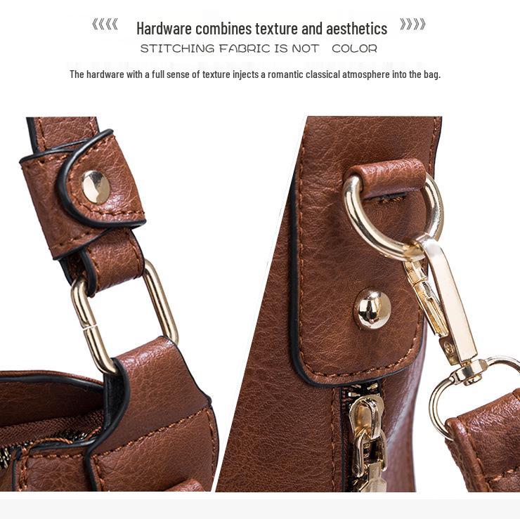 2024 Women's Crossbody Hobo Bag – New Korean-Style Handbag & Large Tote