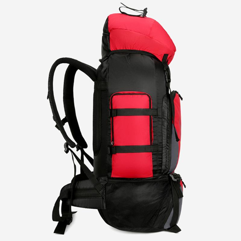 New Fashion 90L Large-Capacity Outdoor Backpack Water-Resistant Hiking Camping Travel Backpack Unisex Hiking Bag