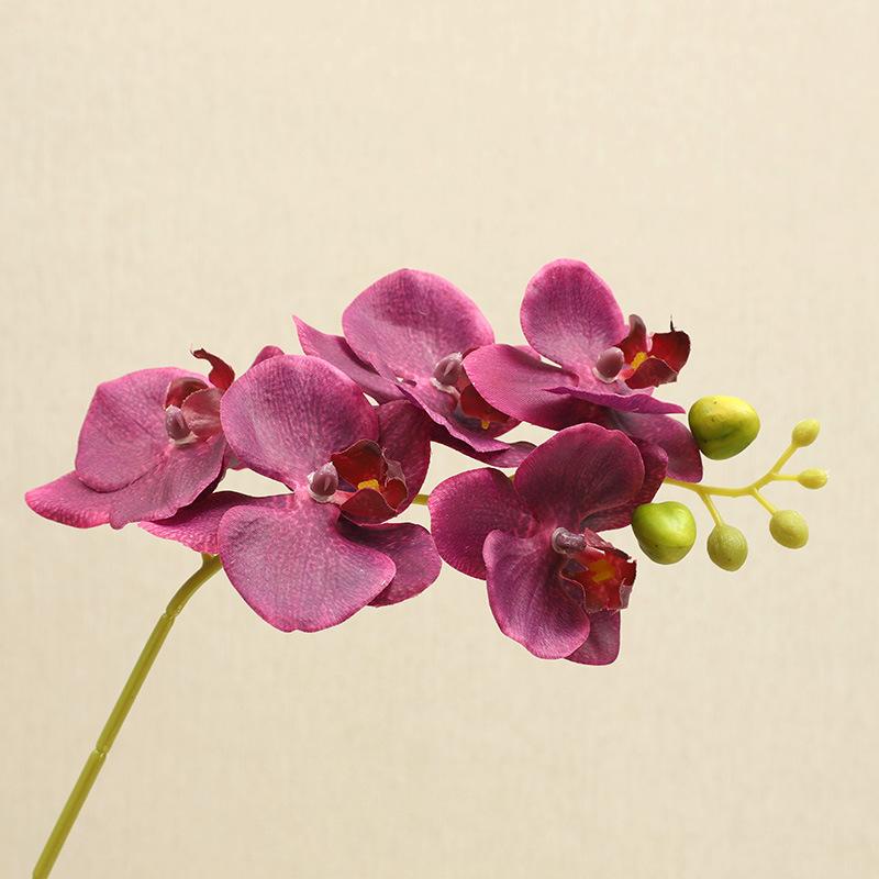 Ощущение рук, увлажняющее ощущение, бабочка, орхидея, имитация цветов, украшение для дома, гостиной, стола, украшения, искусственные цветы