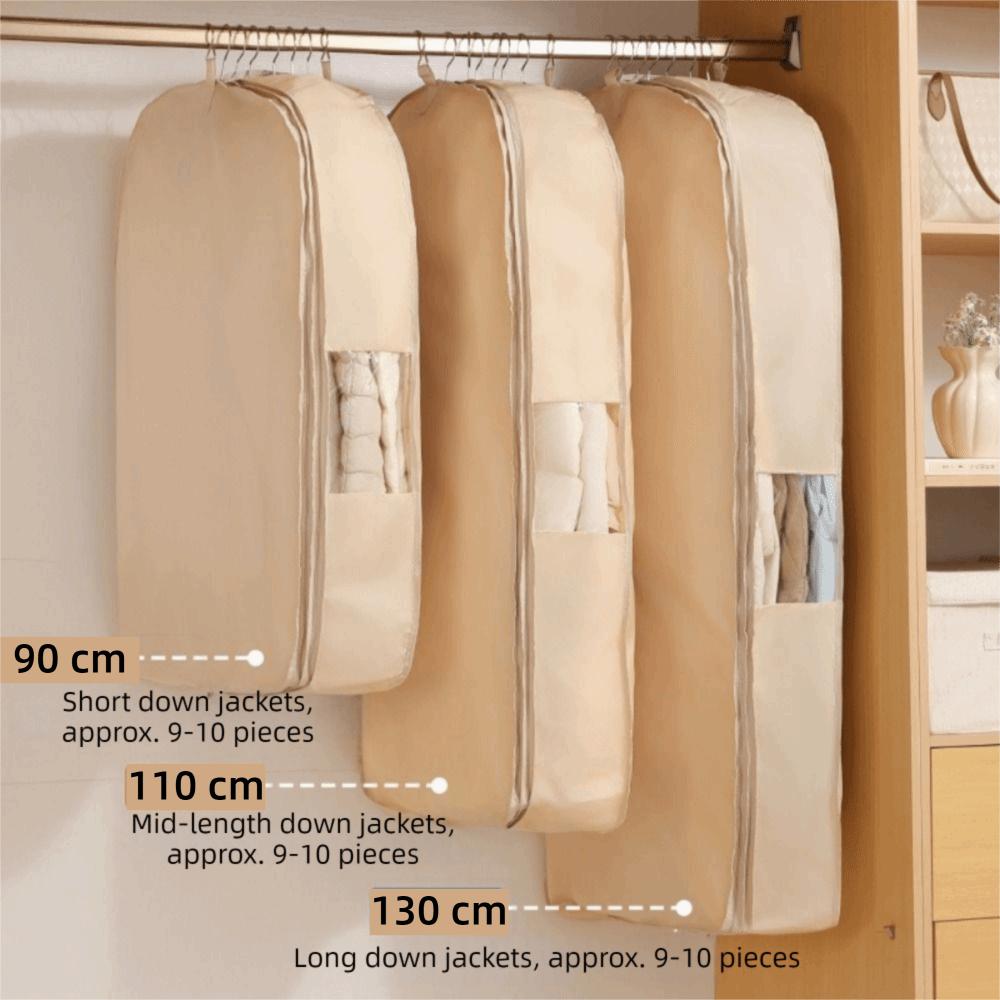 Visible Down Jacket Compressed Dust Cover Protective Clothes Garment Bag  for Household