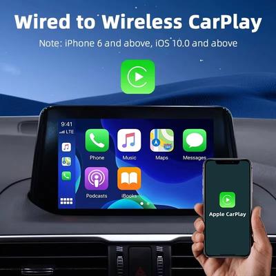 Горячий беспроводной CarPlay Mini AI Box Android Auto адаптер Bluetooth адаптер CarPlay Dongle GPS навигация WIFI IOS Android