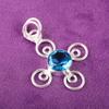 Swiss Blue Topaz Gemstone Jewelry, 925 Solid Sterling Silver Pendant, Handmade Spiritual Jewelry, For Anniversary Gift