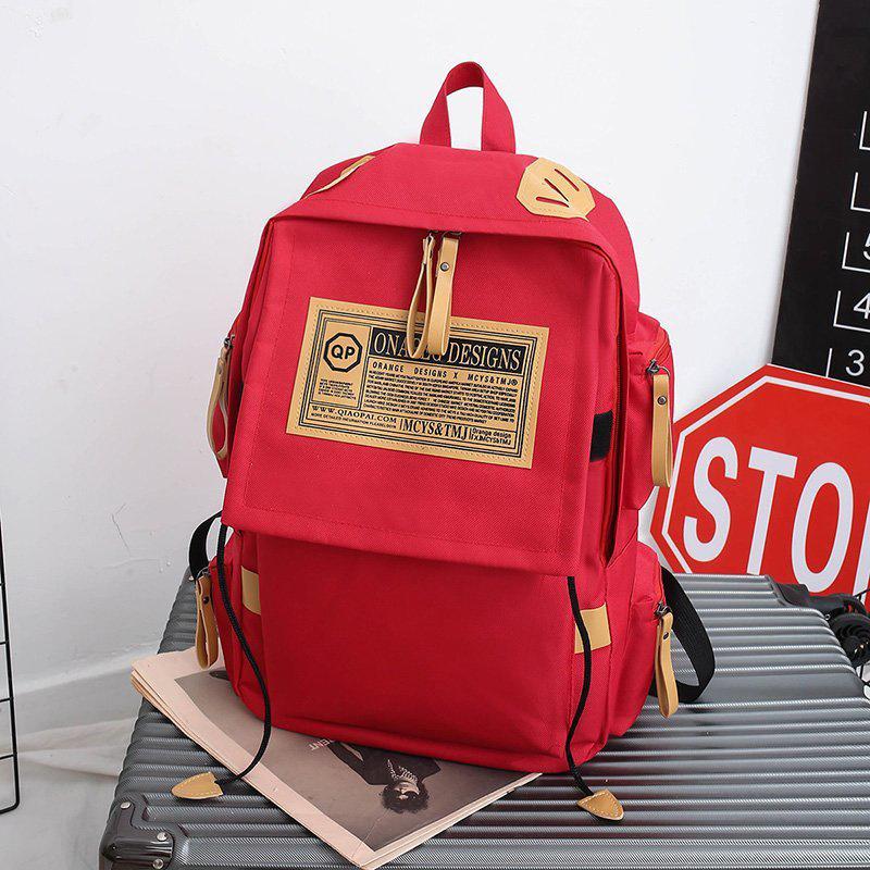Рюкзак для средней школы, простой школьный рюкзак из хлопка и холста, прочная дорожная сумка для мальчиков и девочек