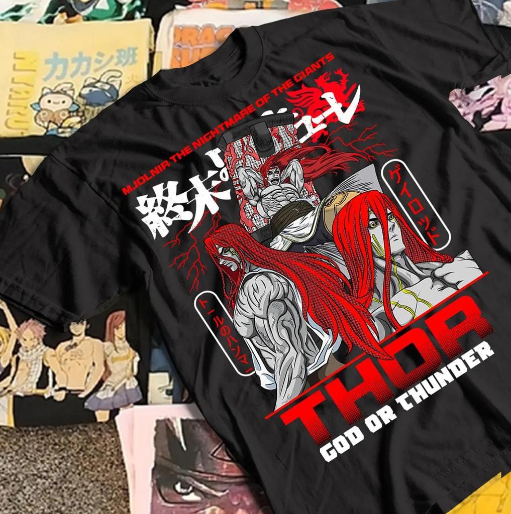 God Or Thunder Anime TShirt Unisex 5