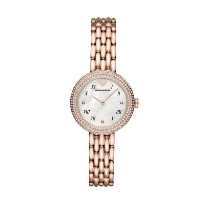 Часы ROSA AR11355 розовое золото подлинный импортный продукт [Emporio Armani] женские