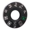Camera Function Dial Cover Plate Mode Interface with Film Repair Accessory for 6D