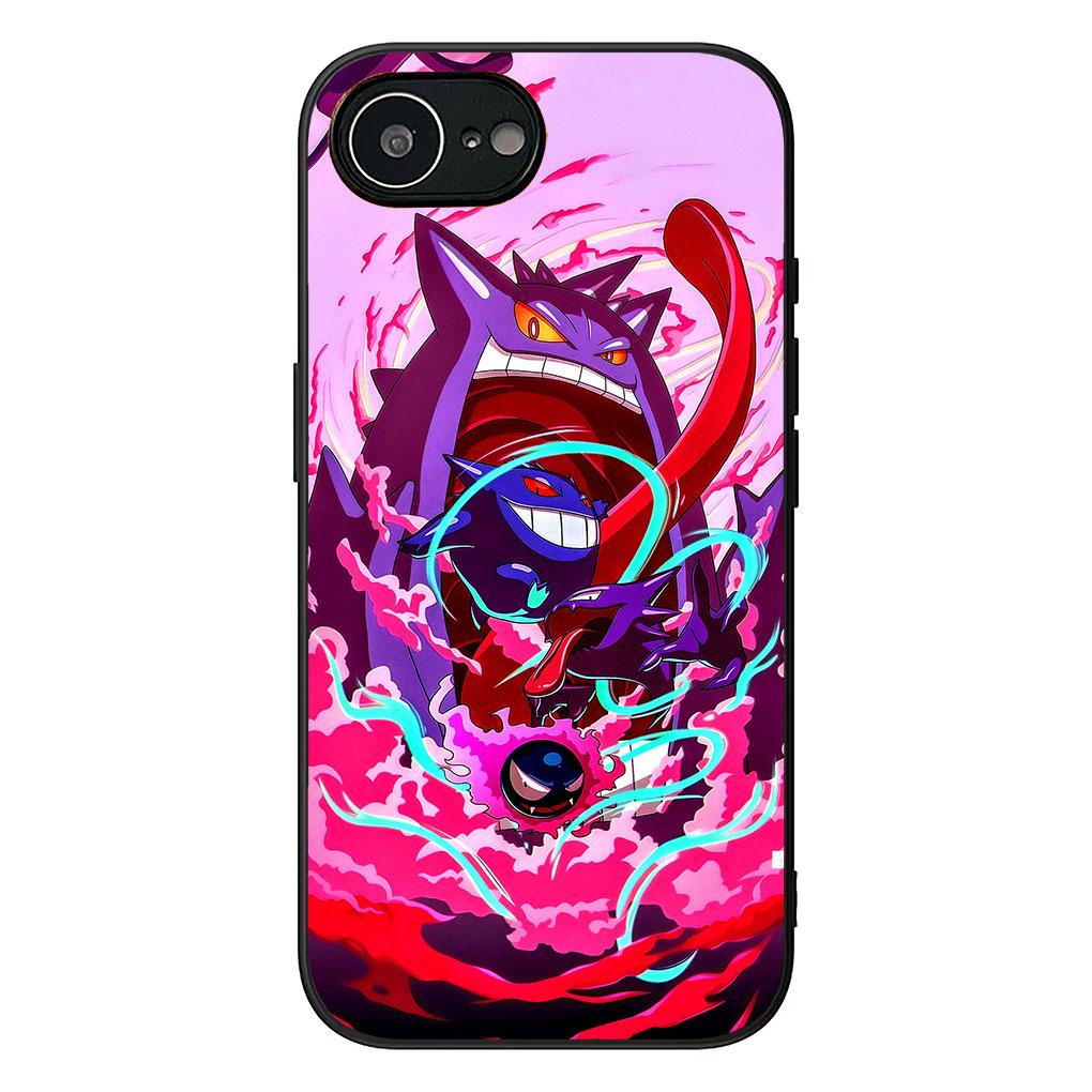 Soft Phone Cover for Samsung Galaxy S25 S24 S23 FE Plus Ultra S7 Edge A16 A15 5G s25+ Case P-Pokemons Gengar P-Pikachus Cute