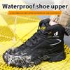 Водонепроницаемые защитные ботинки мужские неубиваемые рабочие ботинки со стальным подноском противоударные устойчивые к проколам защитные ботинки hombre рабочие боты