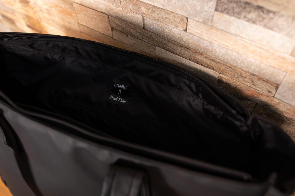 Pearl Flute X Anello Collaboration Tote Bag Water Repellent #black ANL-FLT2#B