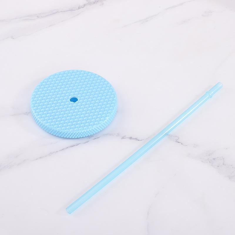 Двухслойная красивая чашка для чая с молоком и соломой, многоцветная пластиковая чашка большой емкости, уличная портативная удобная чашка, чашка из дуриана