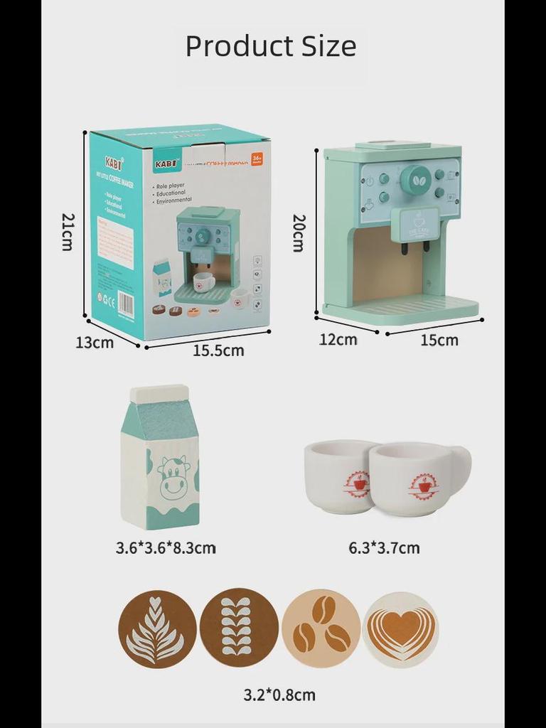 Кофемашина Playhouse и кухонные принадлежности Игрушка: Подарок на день рождения для девочек в виде кукольного домика