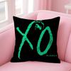 Rapper The Wweeknd X O album  Pillow Covers Cartoon Sofa Decorative Home Doublesided Printing Short Plush Cute Cushion Cover