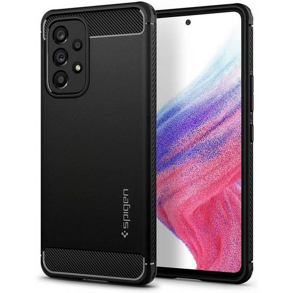 Spigen Rugged Armor Samsung A53 5G black/black matte ACS04159