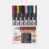 G-MARKER GMS110 Fine Edge Set 1 (Fine Brush/6pcs), Korean Popular Bandai