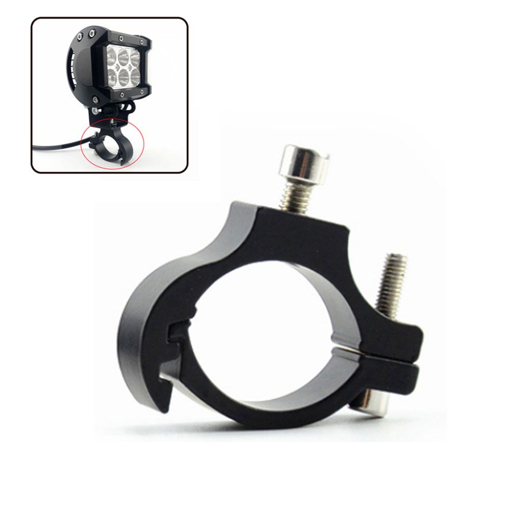 For LED Light Bar Motorcycle Headlight Bracket Light Holder Spotlight Mount Fork Mount Clamp