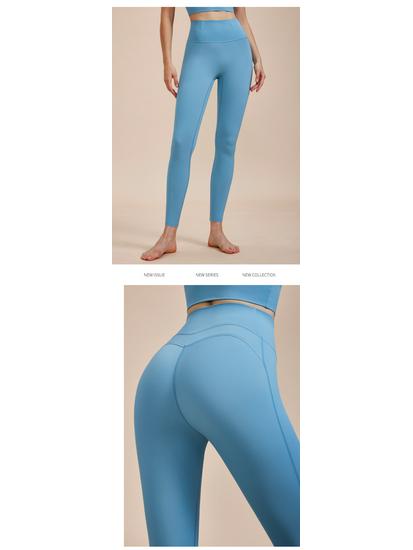 Женские леггинсы для йоги с высокой талией, контролем живота, эффектом подтяжки бедер и поддержкой талии - Фитнес-штаны для бега без ограничений