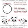 38cm Anti-slip leather carbon fiber steering wheel cover for Citroen C1 C2 C3 C4 C5 C6 C4L Berlingo Picasso Aircross Sega Elysee anx123