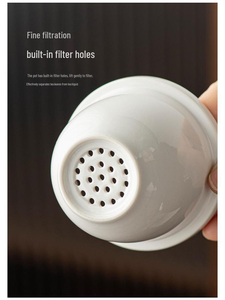Портативный дорожный чайный набор для кунг-фу: Быстрая кружка и чайник для кемпинга на открытом воздухе для делового подарка