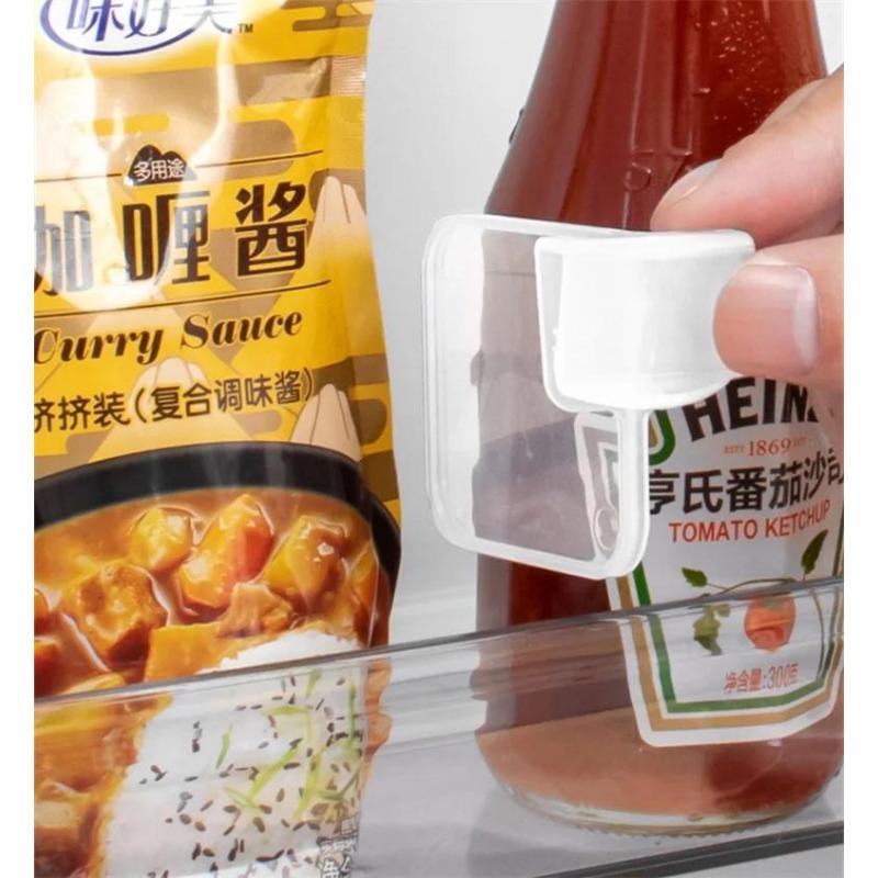 1/20 шт. Универсальная выдвижная перегородка для хранения в холодильнике, пластиковый разделитель, органайзер для бутылок и банок