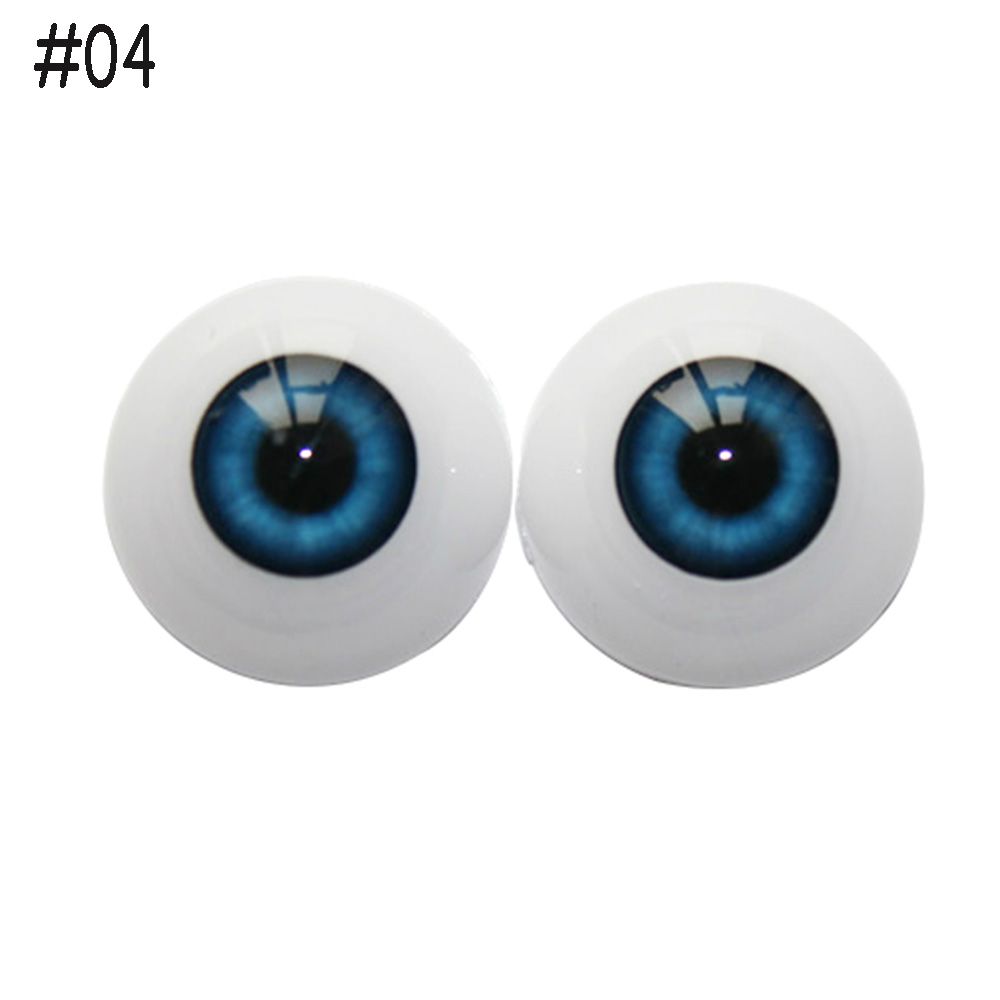 20MM Kids Toy Real Like Accessories Half Round Hollow Realistic Dolls Eyes Eyeballs 20inch New Baby