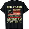Флаг Винтаж 250 Лет Американский 1776 2026 250-й США Футболки T-Shirt