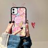 Милый M-Мой Мультяшный P-Пони L-Маленький Чехол Для Телефона Для IPhone 17 16 Pro Max 11 12 13 14 15 Жесткий PC+TPU С Подставкой Задняя Крышка