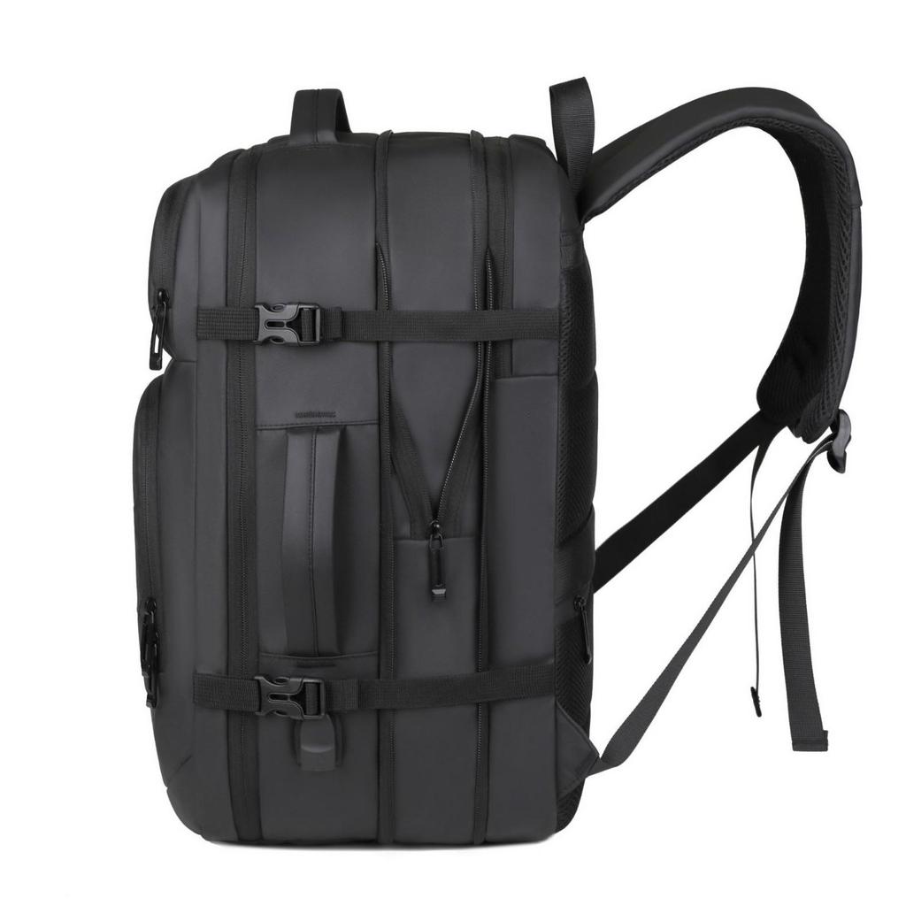 Men's High-End Waterproof Laptop Backpack - Expandable, Large Capacity for Business Travel