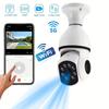 1080P Smart Wifi Camera Indoor 2.4G&5G Wifi Wireless Ip PTZ Surveillance Camera, 360° Rotate Auto Tracking Night Vision Two-way Talk CCTV IR Camera