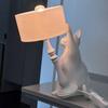 Настольная лампа Yousheng «Шаловливый кот», 3D-печать, ночник-кот, опрокидывающийся, креативный прикроватный светильник для гостиной, спальни, дома