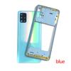 Для Samsung Galaxy A51 A515 A515F A515FN A515X Корпус Средняя Рамка крышка Аккумулятор Задняя Панель Задняя Камера Линза Логотип