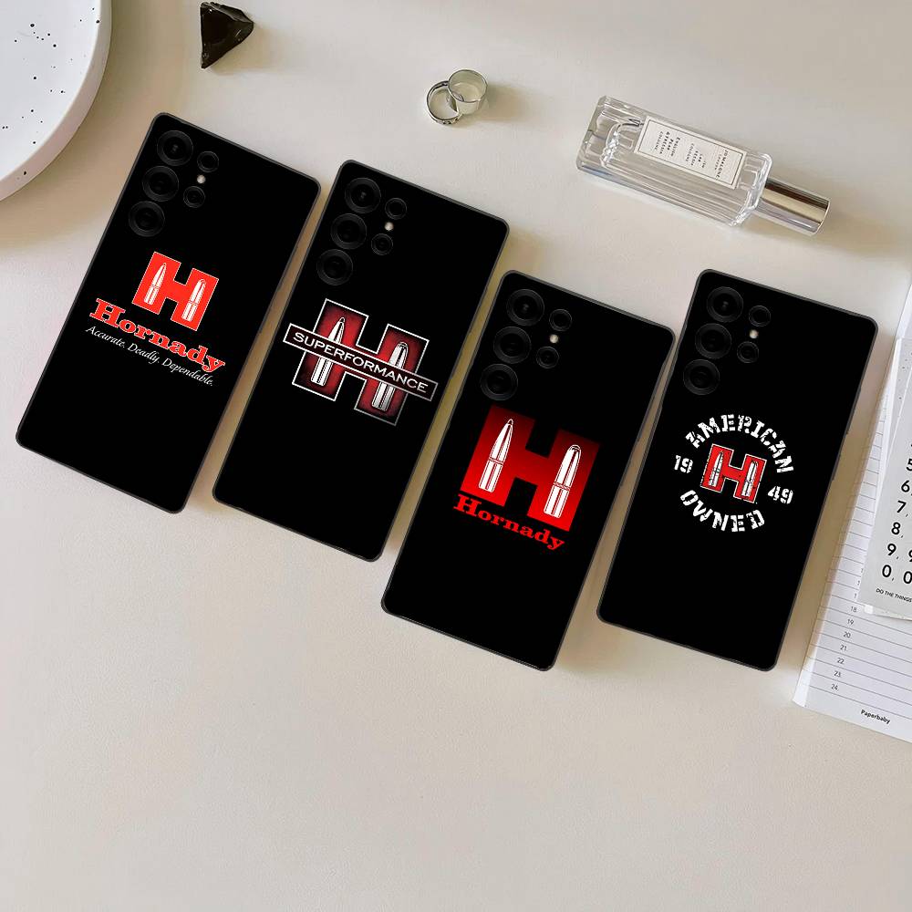 Hornady Logo Phone Case For Samsung S 24 Fe 25 Ultra Plus 20 Lite 21 30 22 23 24 22 Ultra 5G Fundas