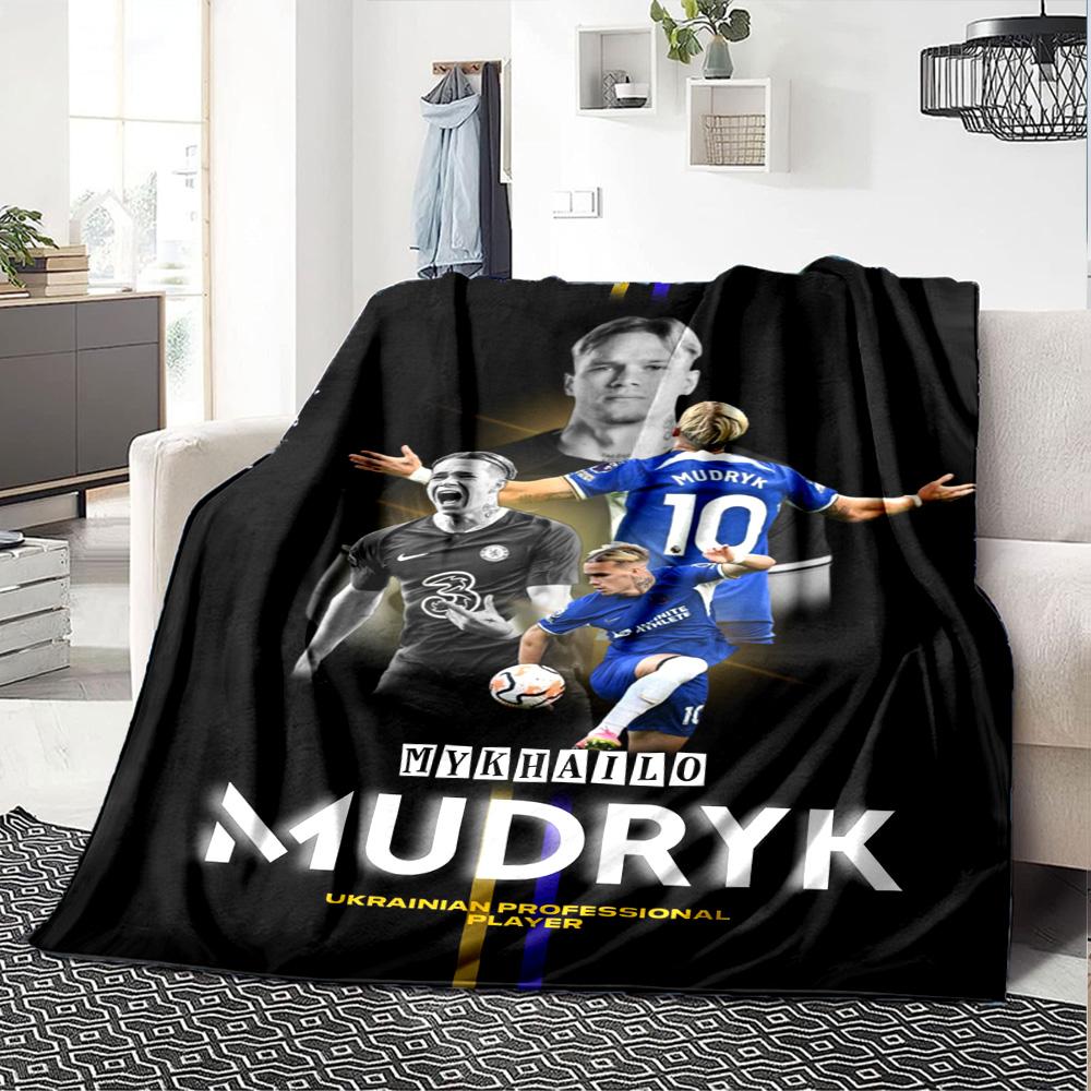 Chelsea Fc Football Player Blanket Soft & Cozy Great for Livingroom Bedding Office Four Seasons Multipurpose Stylish Decor