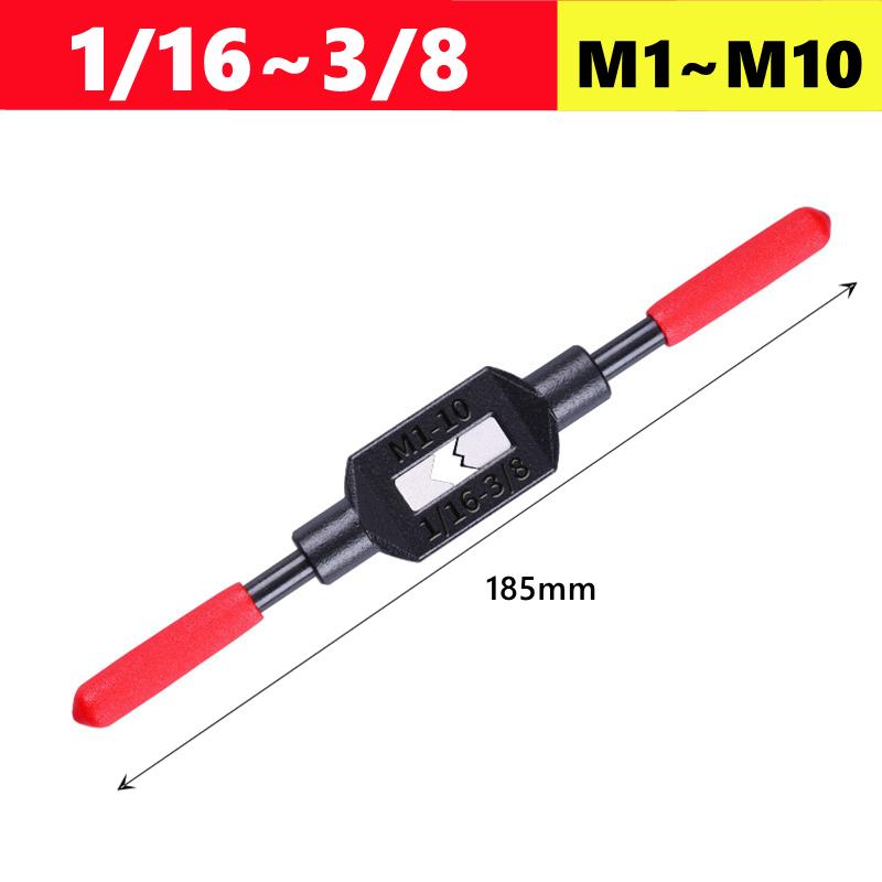 1 шт. Американский ручной вороток для метчиков 1/16, 1/8, 1/4, 1/2, 3/4, 1 "-5/16, ручной вороток для нарезания резьбы, аксессуары для метчиков