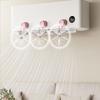 Suction Cup Air Vent Deflector Anti Direct Blowing Adjustable Angles Air Conditioner Wind Shield Fan