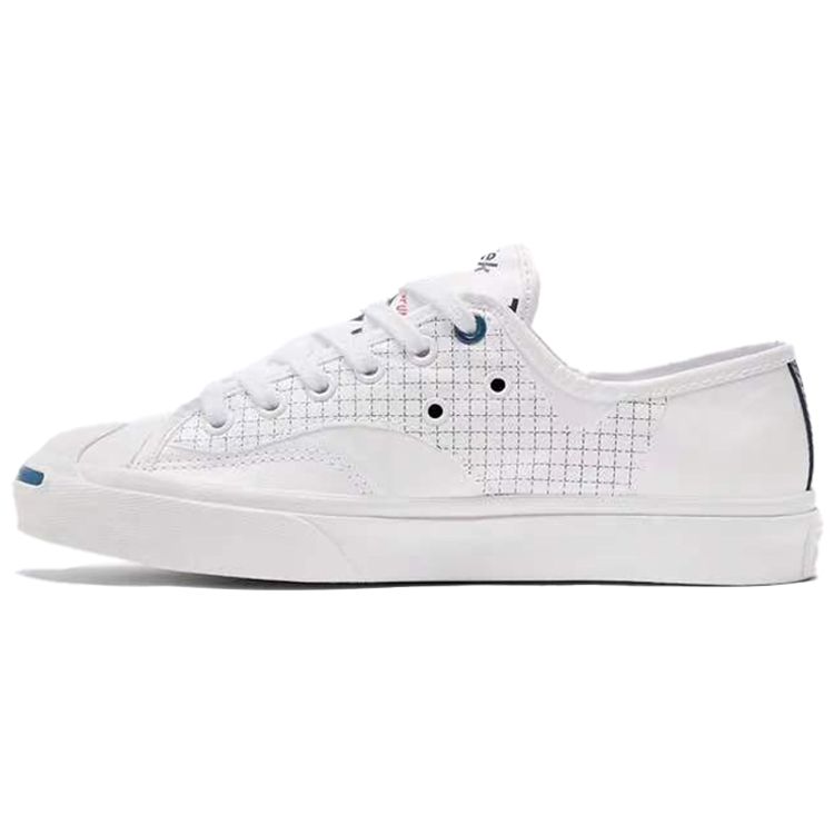 DuPont Tyvek X Converse Jack Purcell Rally White Princess Blue Unisex Sneakers Fiery-Red 170063C