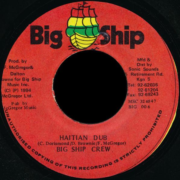 7inch Record BIGGA HAITIAN - Red Carpet BIG006 Big Ship 1994 Jamaica Reggae, Ska & Dub Used