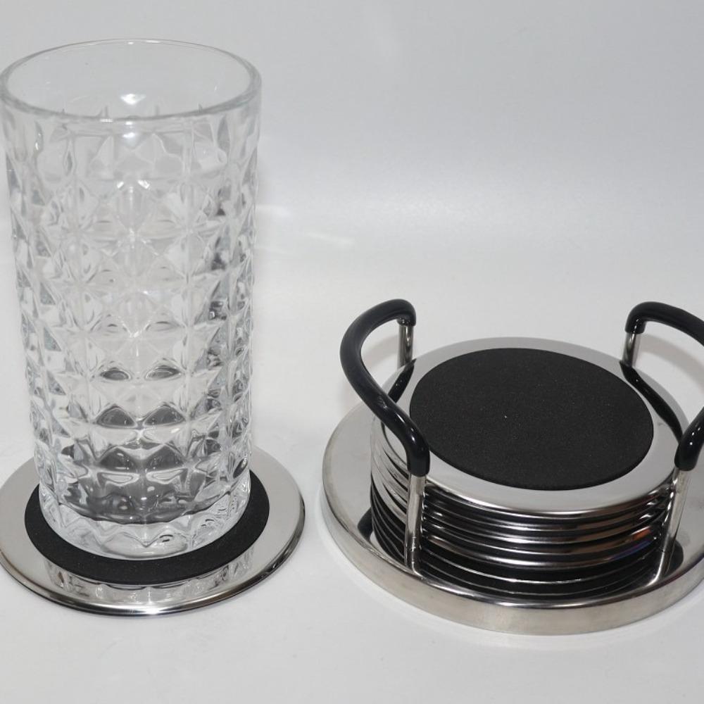 6PCS/SET Waterproof Non-Slip Coaster Minimalist Insulation Cup Mat Table Decor