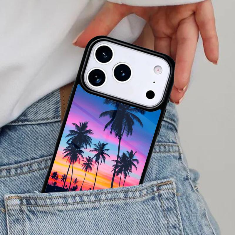 ЧЕХОЛ ДЛЯ ТЕЛЕФОНА CALIFORNIAN PALM TREES для iPhone 16e 15 14 13 12 17 Pro Max Plus Air 17pro Чехол Coque