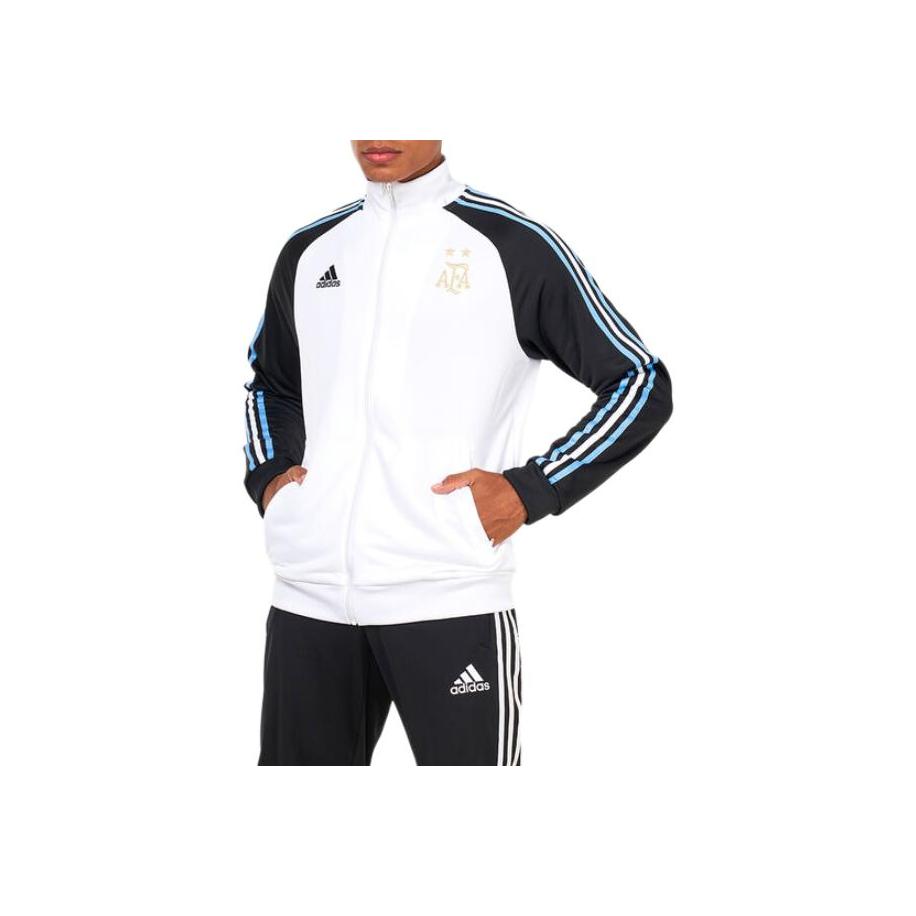 Adidas Спортивная куртка сборной Аргентины по футболу, мужская верхняя одежда, белая HF3955